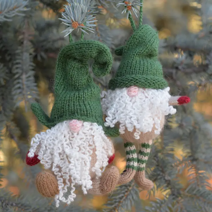 Melange Collection| Knit and Crochet | Tree Ornaments