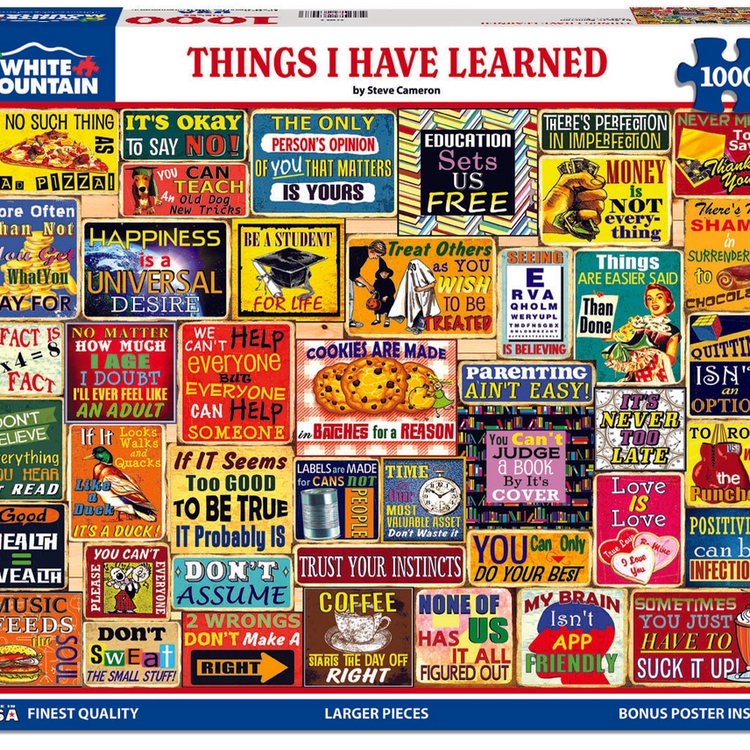 White Mountain Puzzle Co.|1000 piece|Jigsaw Puzzles