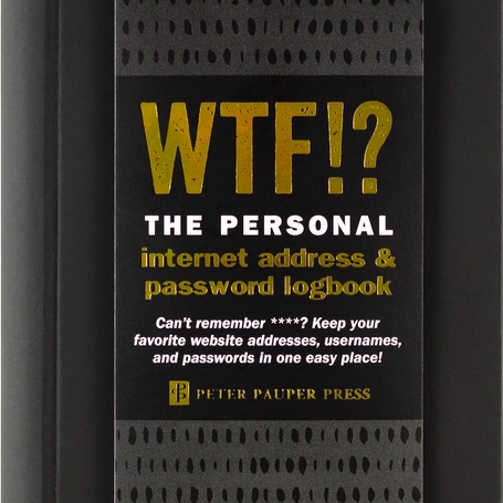 Internet Address & Password Logbooks|Peter Pauper Press|