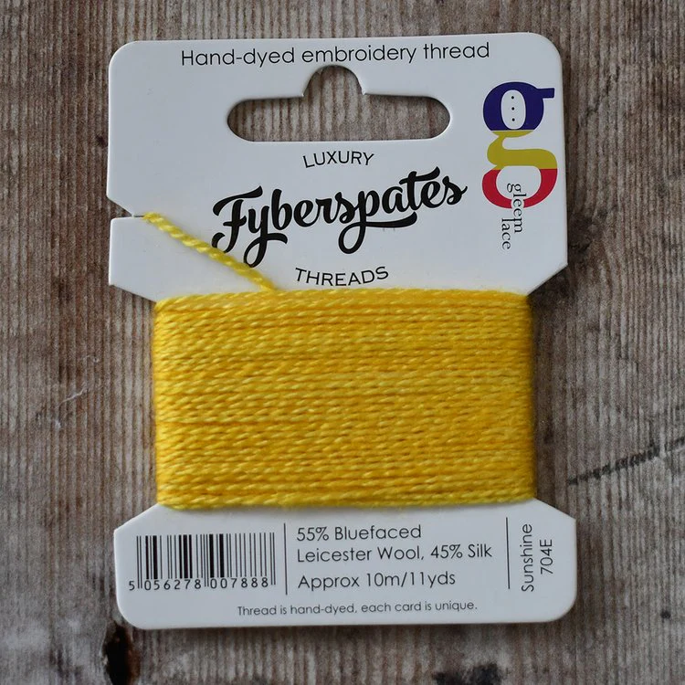 Fyberspates| Gleem Embroidery Thread | Hand Dyed| Wool & Silk|