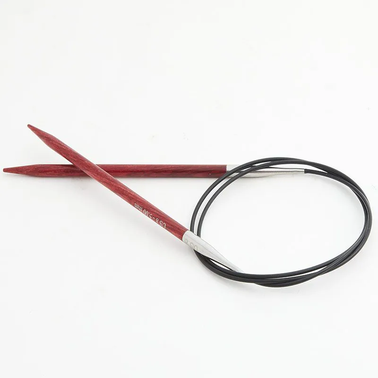 KnitPro|Dreamz 10"|Fixed Circular Needles|Birchwood | 25 cm
