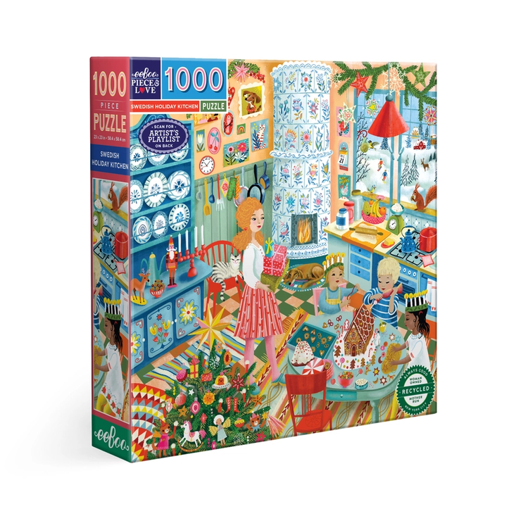 Eeboo Piece & Love| Jigsaw Puzzles| 1000 pieces