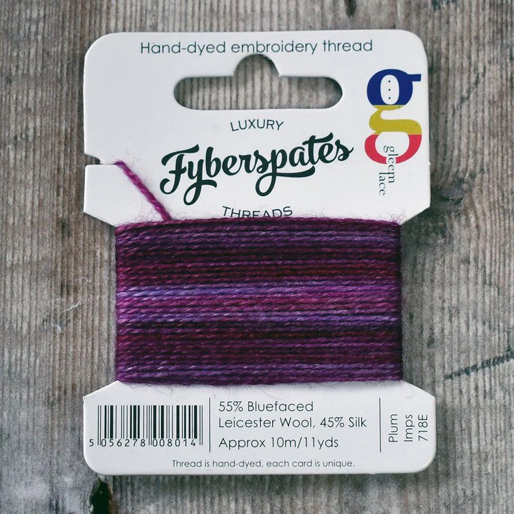 Fyberspates| Gleem Embroidery Thread | Hand Dyed| Wool & Silk|