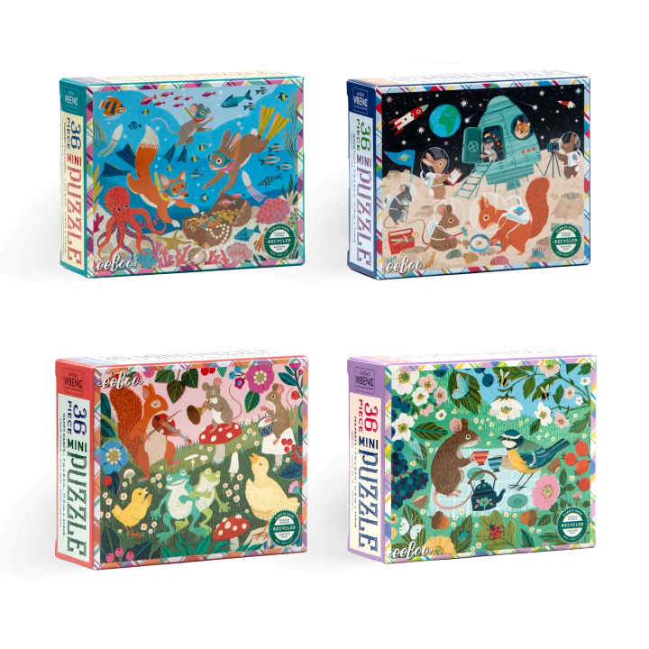 eeboo jigsaw Mini Puzzles|36 pieces