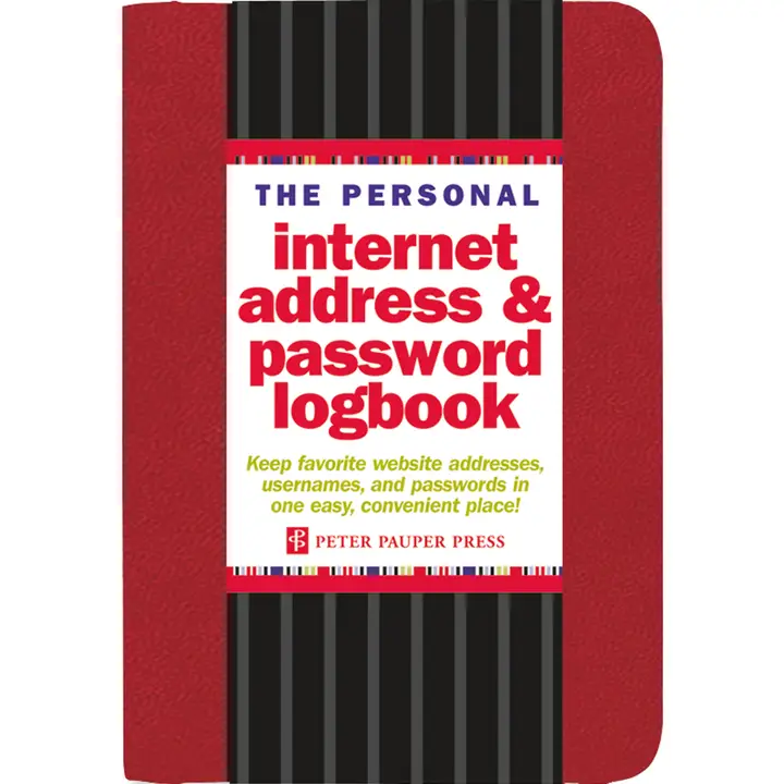 Internet Address & Password Logbooks|Peter Pauper Press|