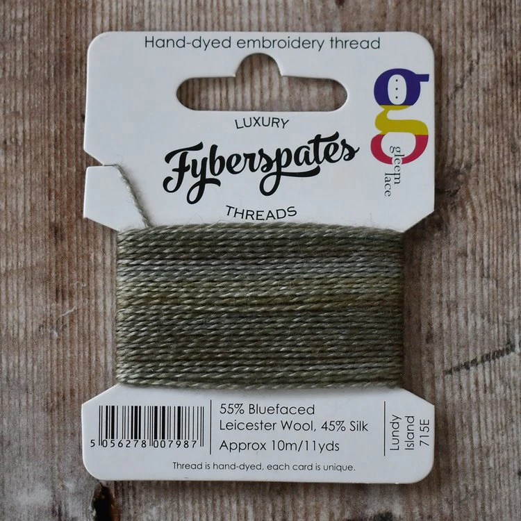 Fyberspates| Gleem Embroidery Thread | Hand Dyed| Wool & Silk|