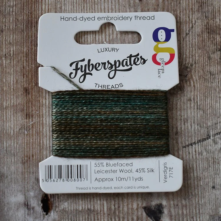 Fyberspates| Gleem Embroidery Thread | Hand Dyed| Wool & Silk|