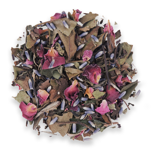 Jasmine Pearl Tea Co.| Lavender Rose White Tea|Looseleaf white tea
