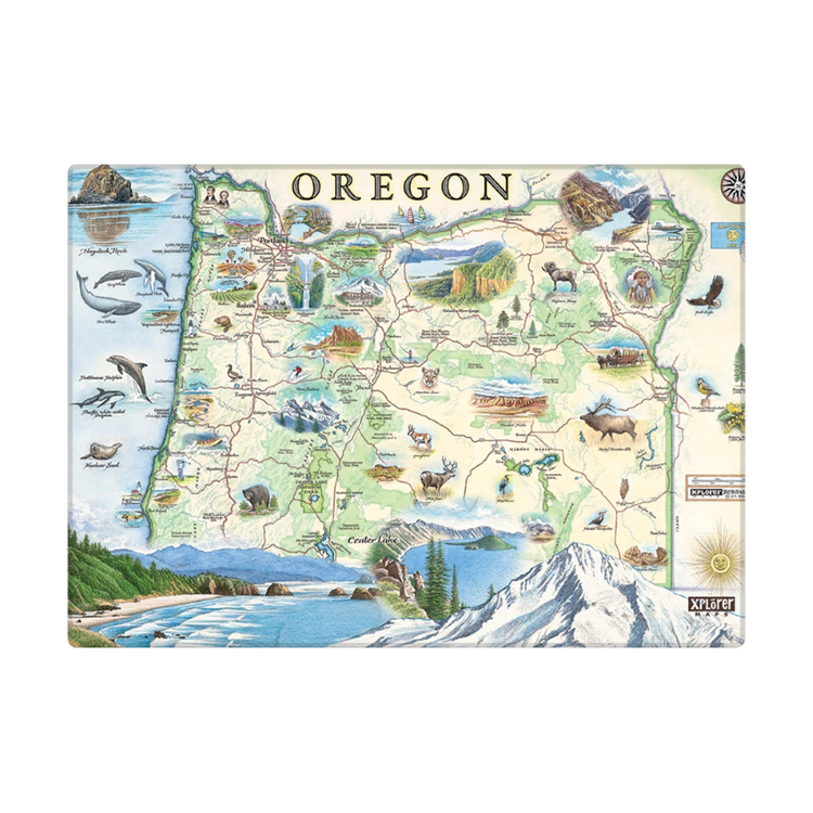 Xplorer Maps | Oregon State Map gifts