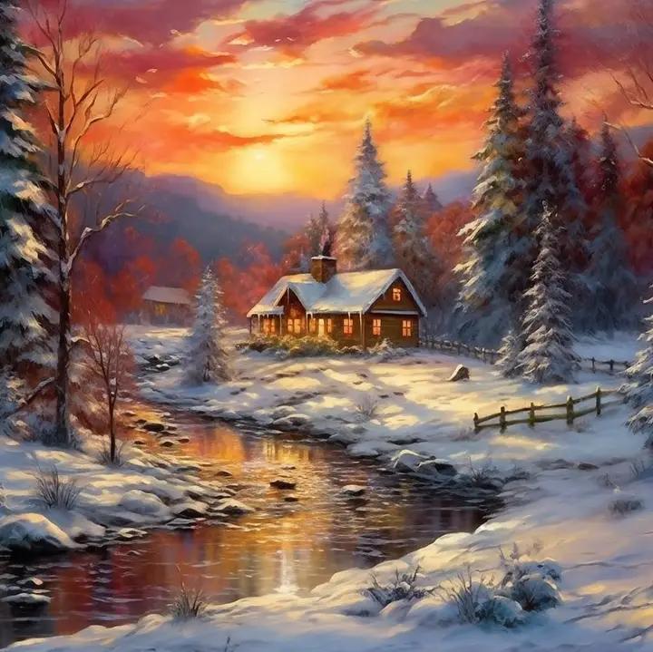 SunsOut|Winter Holiday Jigsaw Puzzles|300, 500, 1000 Piece