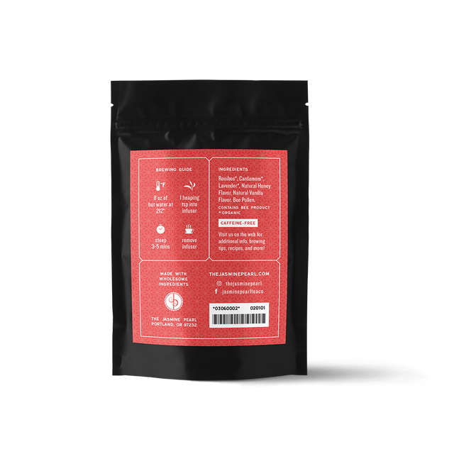 Jasmine Pearl Tea Co.| Lavender Honey Spice Tea|Rooibos