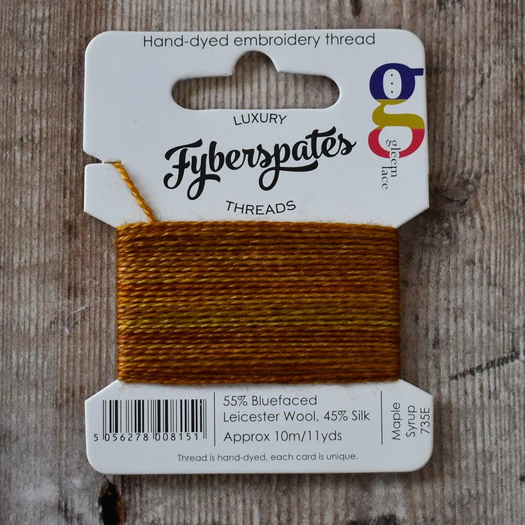 Fyberspates| Gleem Embroidery Thread | Hand Dyed| Wool & Silk|