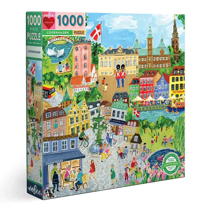 Eeboo Piece & Love| Jigsaw Puzzles| 1000 pieces