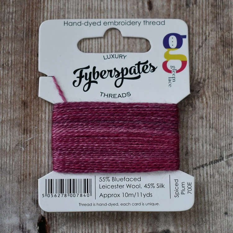 Fyberspates| Gleem Embroidery Thread | Hand Dyed| Wool & Silk|