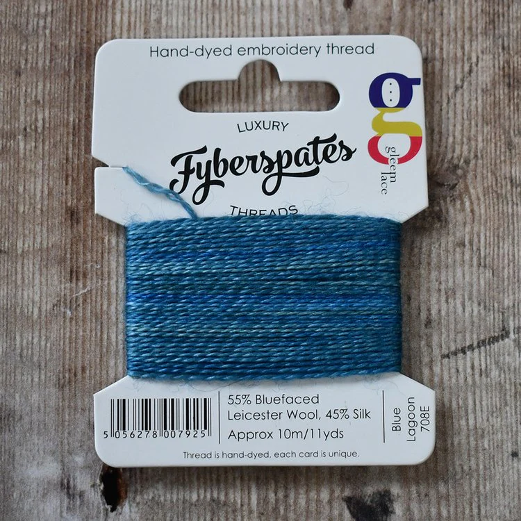 Fyberspates| Gleem Embroidery Thread | Hand Dyed| Wool & Silk|