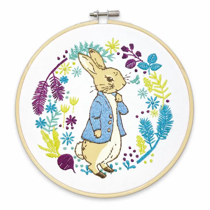 Crafty Kit Co| Embroidery Kit | Beatrix Potter And Other Designs