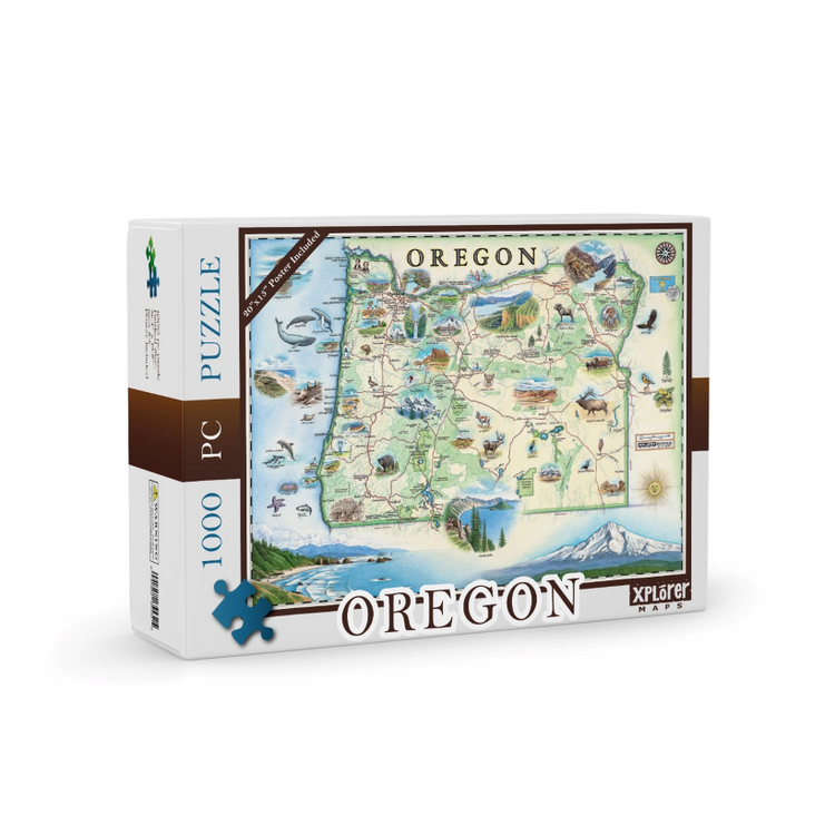 Xplorer Maps | Oregon State Map gifts