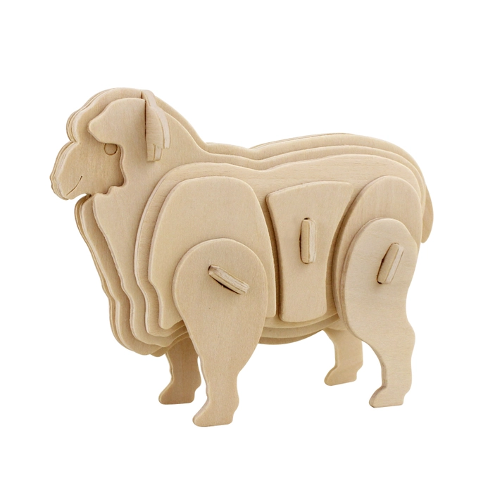 Hands Craft|3D Wooden Puzzle|Farm Animals