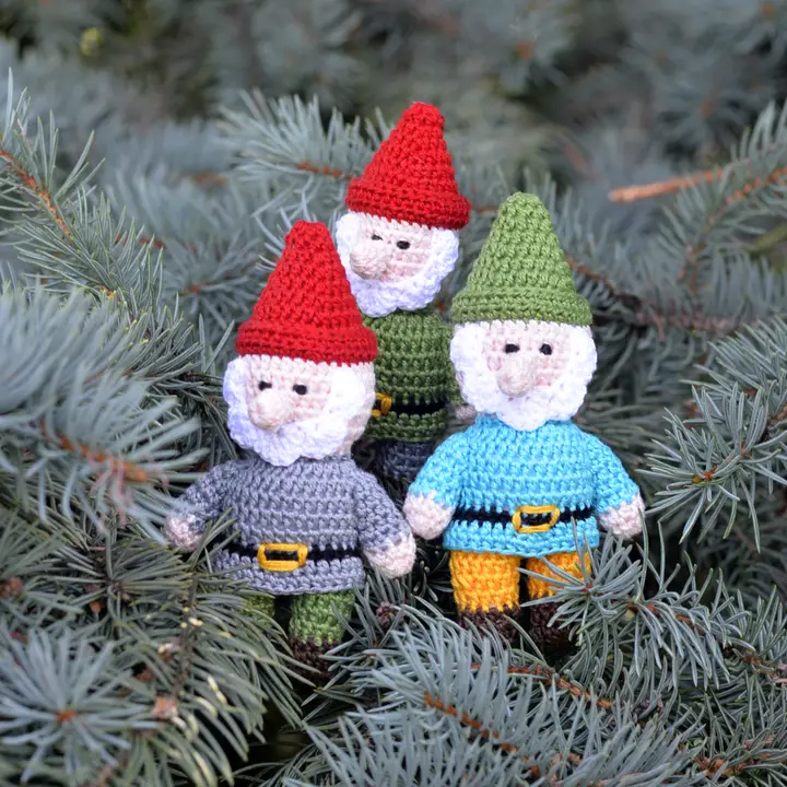 Melange Collection| Knit and Crochet | Tree Ornaments