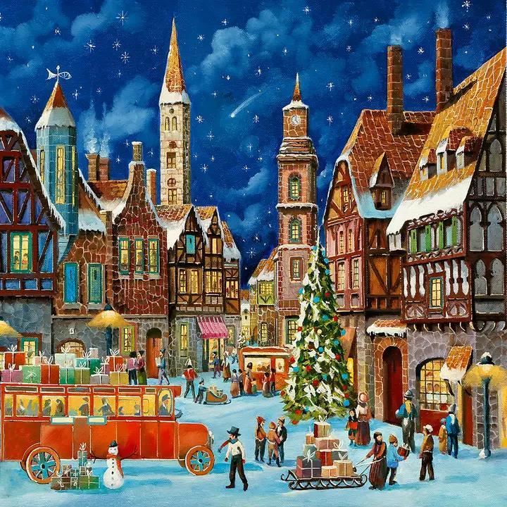 SunsOut|Winter & Holiday Jigsaw Puzzles|100, 300, 500, 1000 Piece