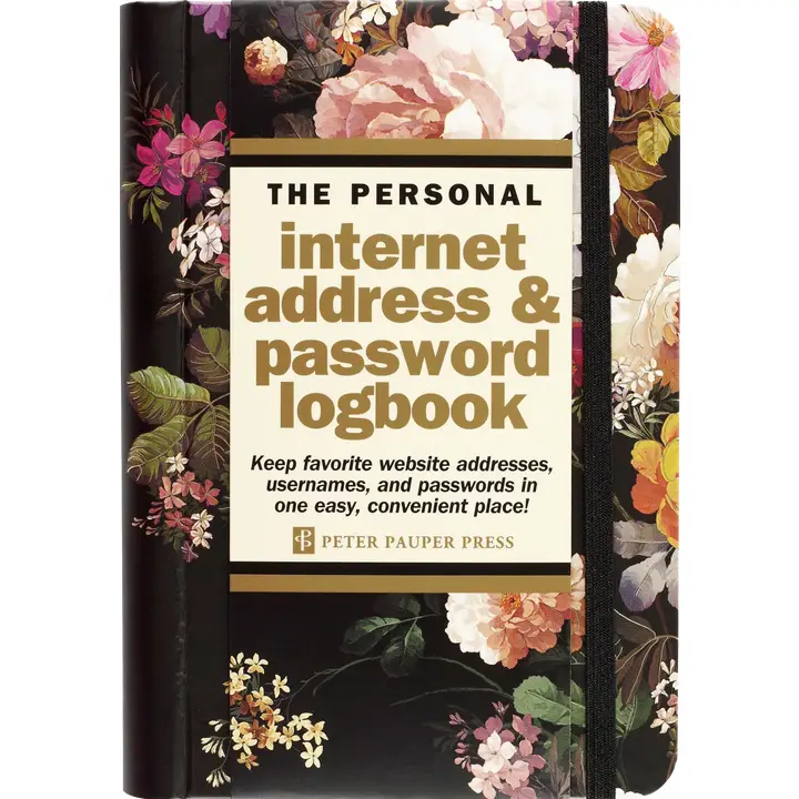 Internet Address & Password Logbooks|Peter Pauper Press|