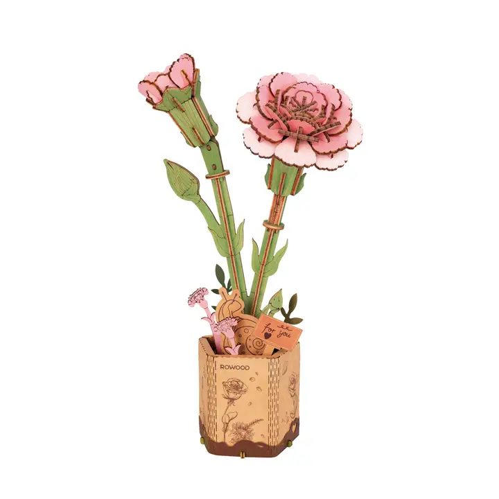 3D Wooden Flower Puzzles| DIY Assembly|Hands Craft|
