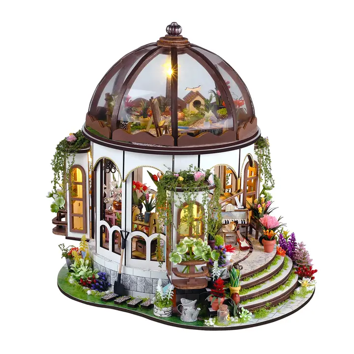 Hands Craft| Greenhouse Oasis| DIY Miniature House