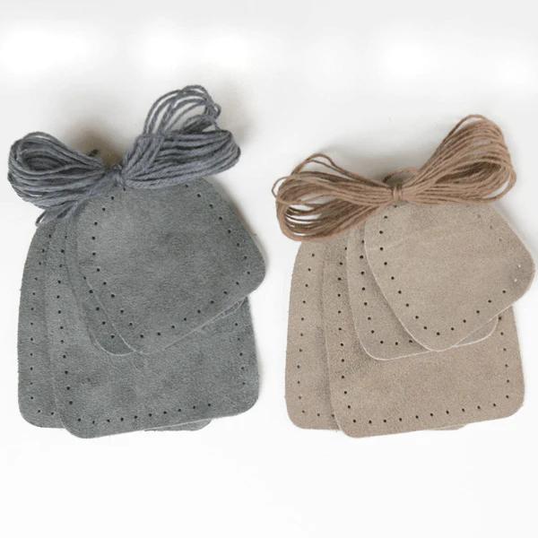 Fiber Trends|Suede 2-piece Slipper Bottoms