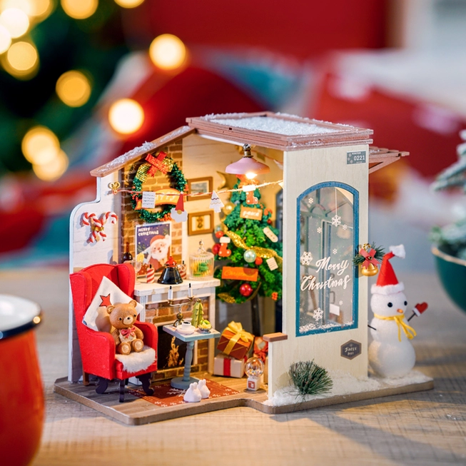 Christmas Snow House| DIY Miniature House | DG18|Hands Craft