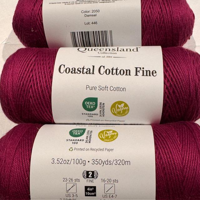 Queensland Collection| Coastal Cotton Fine Yarn|Sport Weight