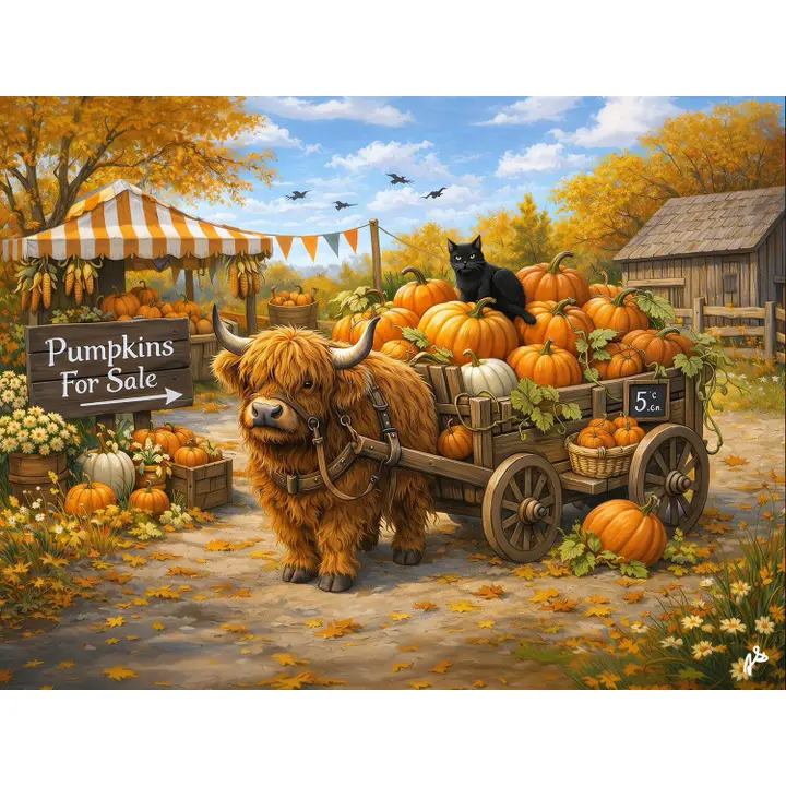 Sunsout Puzzles | Autumn Jigsaw Puzzles| Halloween