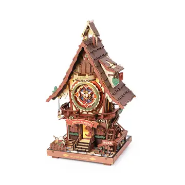 Cuckoo Clock | 3D Wooden Puzzle|ROKR Time Art
