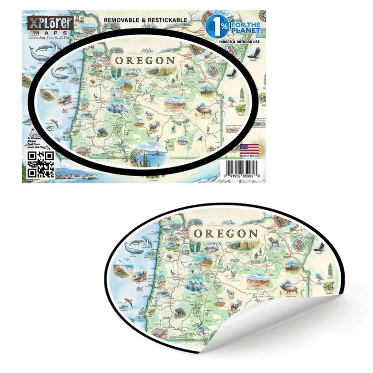 Xplorer Maps | Oregon State Map gifts