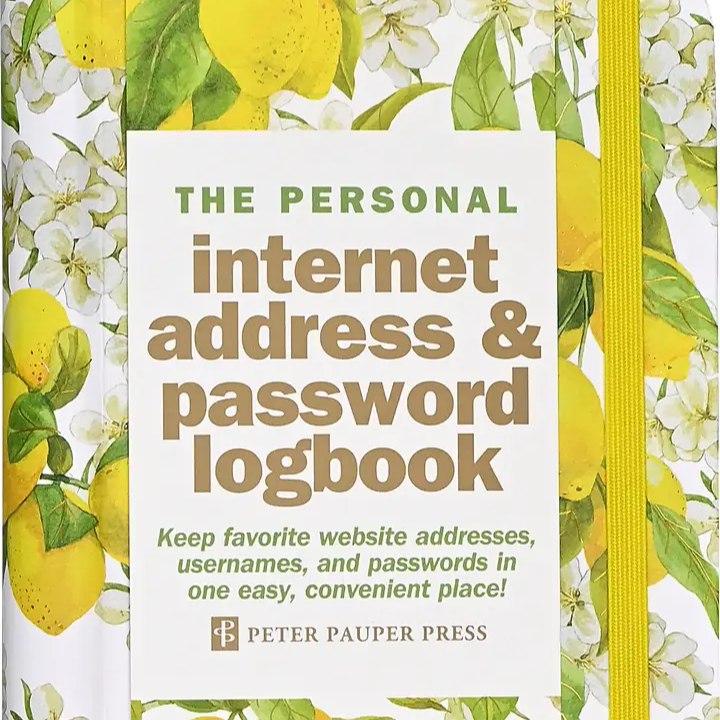 Internet Address & Password Logbooks|Peter Pauper Press|