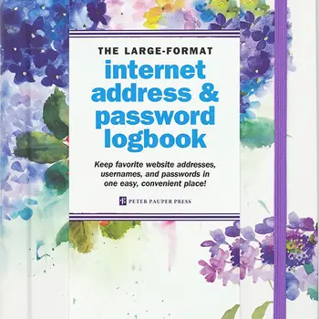 Internet Address & Password Logbooks|Peter Pauper Press|