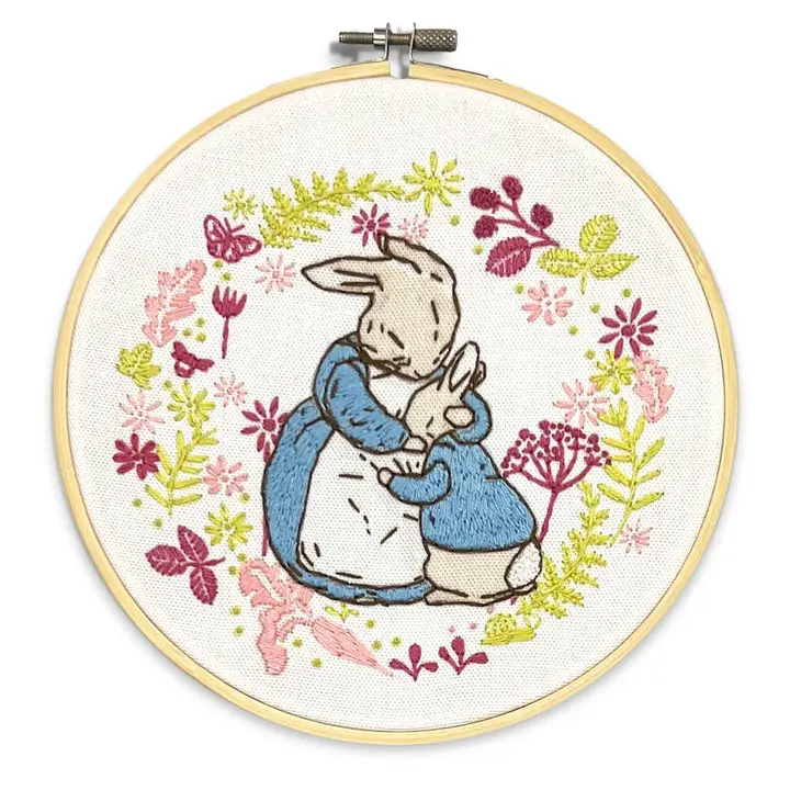 Crafty Kit Co| Embroidery Kit | Beatrix Potter And Other Designs