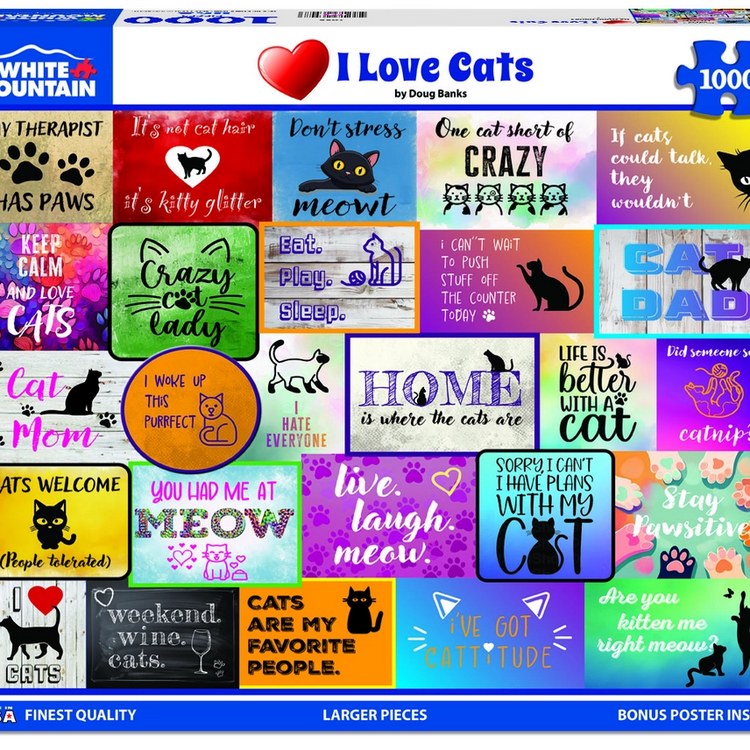 White Mountain Puzzle Co.|1000 piece|Jigsaw Puzzles