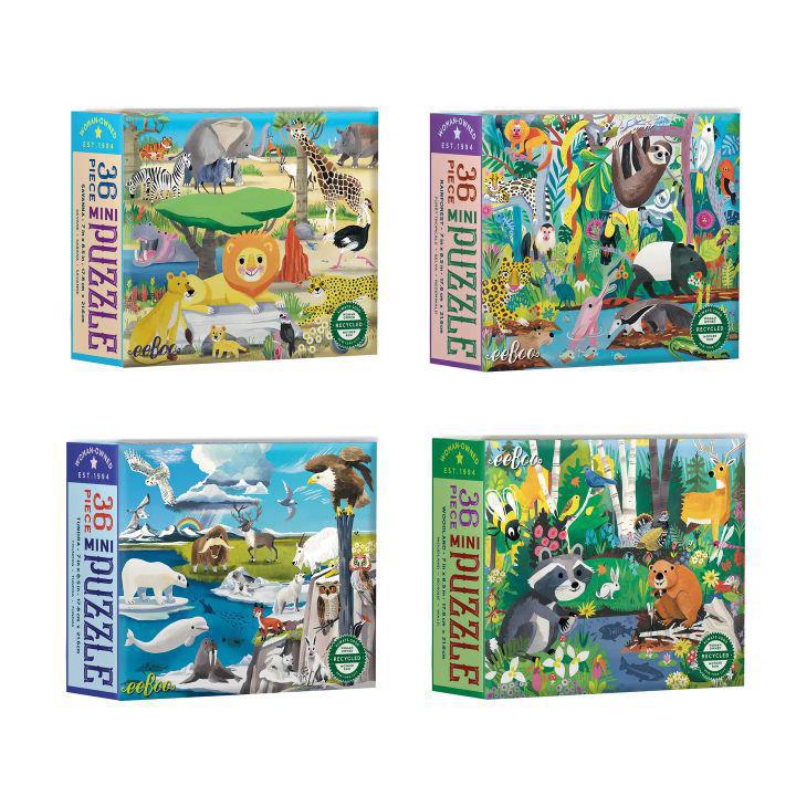 eeboo jigsaw Mini Puzzles|36 pieces