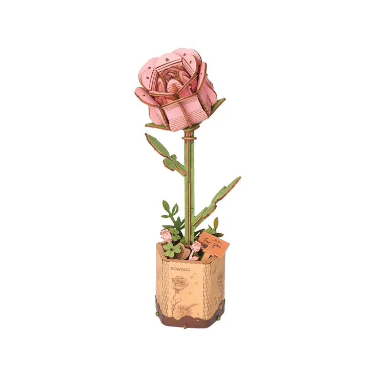 3D Wooden Flower Puzzles| DIY Assembly|Hands Craft|