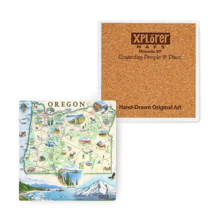 Xplorer Maps | Oregon State Map gifts