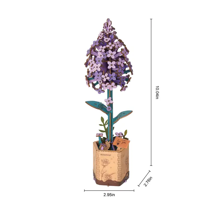 3D Wooden Flower Puzzles| DIY Assembly|Hands Craft|