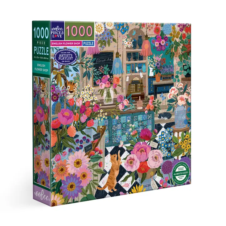 Eeboo Piece & Love| Jigsaw Puzzles| 1000 pieces