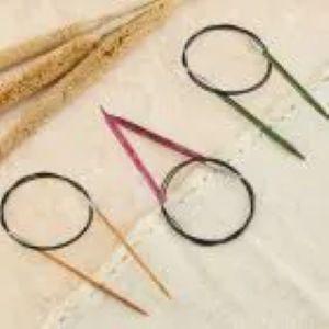 KnitPro|Dreamz 10"|Fixed Circular Needles|Birchwood | 25 cm