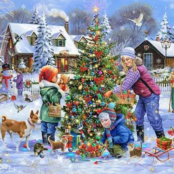 SunsOut|Winter Holiday Jigsaw Puzzles|300, 500, 1000 Piece