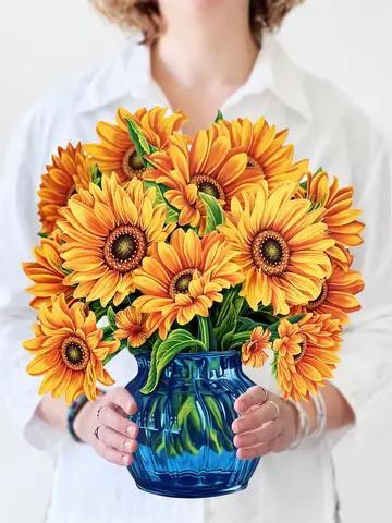 FreshCut Pop Up Scenes and Greeting cards| Mini & Life sized pop-up bouquets