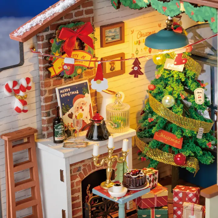 Christmas Snow House| DIY Miniature House | DG18|Hands Craft