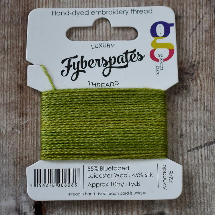 Fyberspates| Gleem Embroidery Thread | Hand Dyed| Wool & Silk|