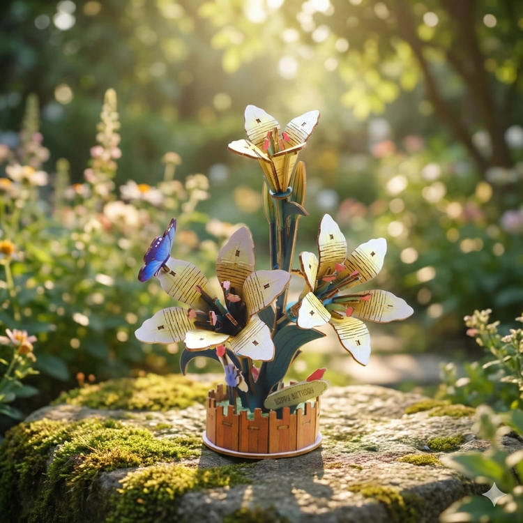 3D Wooden Flower Puzzles| DIY Assembly|Hands Craft|