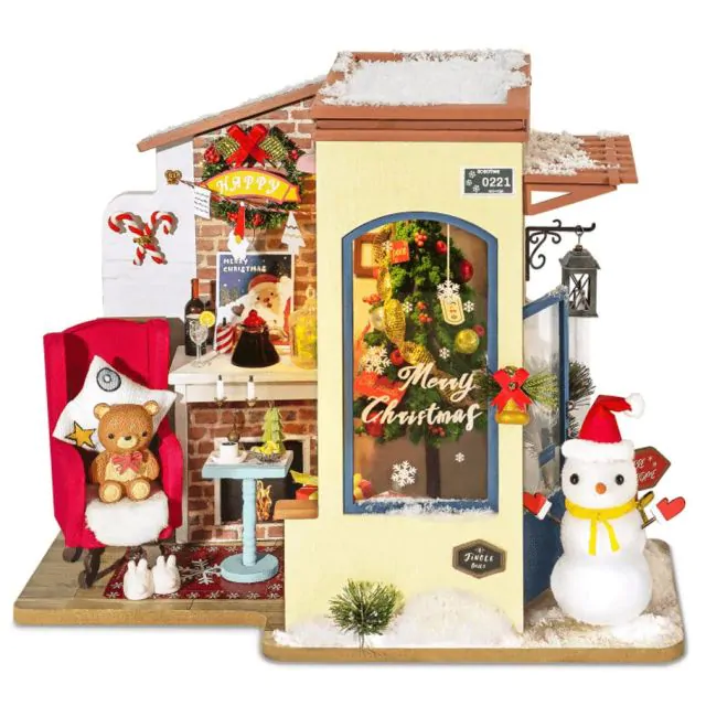 Christmas Snow House| DIY Miniature House | DG18|Hands Craft