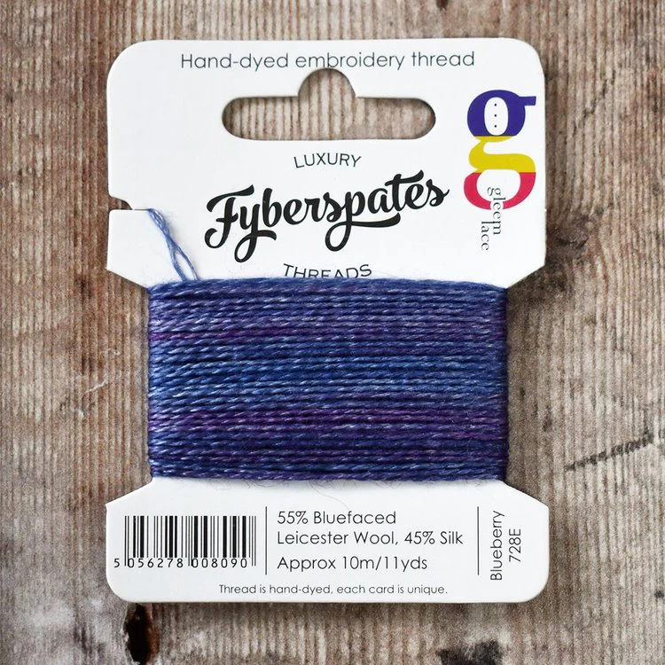 Fyberspates| Gleem Embroidery Thread | Hand Dyed| Wool & Silk|